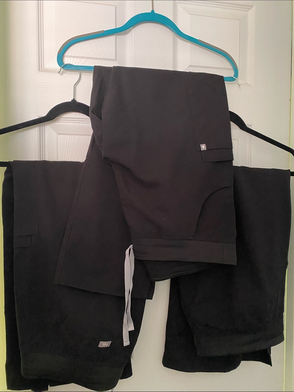 Figs Kade Black Scrub Pants XL Petite (qty 3)